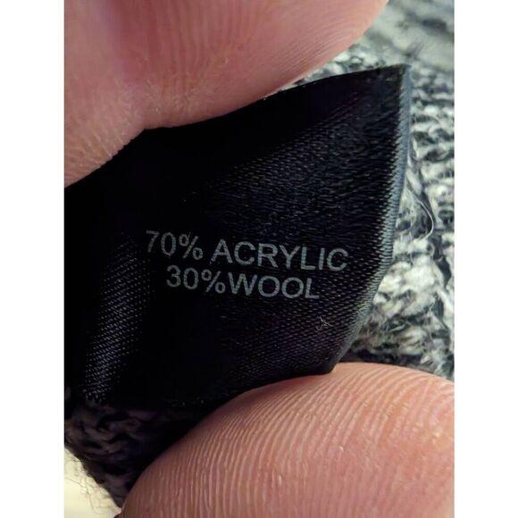 The Limited Women's Short Sleeve Gray Shimmer Sweater Button Down Cardigan Women - Picture 5 of 6